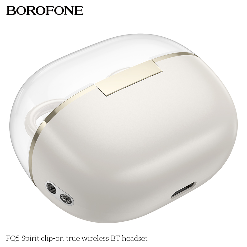 BOROFONE FQ5 Spirit clip-on TWS earbuds NZ 5